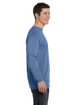 Comfort Colors Adult Heavyweight Long-Sleeve T-Shirt WASHED DENIM ModelSide