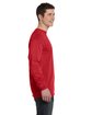 Comfort Colors Adult Heavyweight Long-Sleeve T-Shirt RED ModelSide