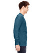 Comfort Colors Adult Heavyweight Long-Sleeve T-Shirt TOPAZ BLUE ModelSide