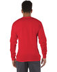 Champion Adult Long-Sleeve T-Shirt red ModelBack