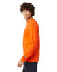 Champion Adult Long-Sleeve T-Shirt orange ModelSide