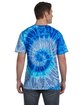 Tie-Dye Adult 5.4 oz., 100% Cotton T-Shirt BLUE JERRY ModelBack