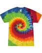 Tie-Dye Adult 5.4 oz., 100% Cotton T-Shirt moondance FlatFront