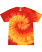 Tie-Dye Adult 5.4 oz., 100% Cotton T-Shirt blaze FlatFront