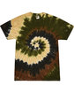 Tie-Dye Adult 5.4 oz., 100% Cotton T-Shirt camo swirl FlatFront