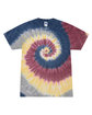 Tie-Dye Adult 5.4 oz., 100% Cotton T-Shirt LOTUS FlatFront