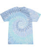Tie-Dye Adult 5.4 oz., 100% Cotton T-Shirt lagoon FlatFront