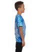 Tie-Dye Youth 5.4 oz. 100% Cotton T-Shirt BLUE JERRY ModelSide