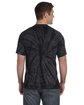 Tie-Dye Adult 5.4 oz. 100% Cotton Spider T-Shirt SPIDER BLACK ModelBack