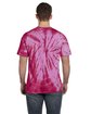 Tie-Dye Adult 5.4 oz. 100% Cotton Spider T-Shirt spider pink ModelBack
