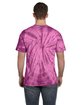 Tie-Dye Adult 5.4 oz. 100% Cotton Spider T-Shirt SPIDER PLUM ModelBack