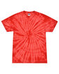 Tie-Dye Adult 5.4 oz. 100% Cotton Spider T-Shirt SPIDER RED FlatFront