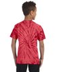 Tie-Dye Youth 5.4 oz. 100% Cotton Spider T-Shirt spider red ModelBack