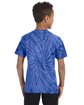 Tie-Dye Youth 5.4 oz. 100% Cotton Spider T-Shirt SPIDER ROYAL ModelBack
