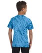 Tie-Dye Youth 5.4 oz. 100% Cotton Spider T-Shirt SPIDER TURQUOISE ModelBack