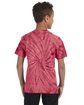 Tie-Dye Youth 5.4 oz. 100% Cotton Spider T-Shirt spider crimson ModelBack