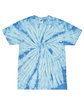 Tie-Dye Youth 5.4 oz. 100% Cotton Spider T-Shirt SPIDER BABY BLUE FlatFront