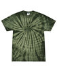 Tie-Dye Youth 5.4 oz. 100% Cotton Spider T-Shirt SPIDER GREEN FlatFront