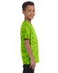 Tie-Dye Youth 5.4 oz. 100% Cotton Spider T-Shirt spider lime ModelSide