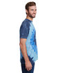 Tie-Dye Adult Burnout Festival T-Shirt sea ModelSide