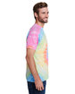 Tie-Dye Adult Burnout Festival T-Shirt PASTEL ModelSide