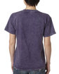 Tie-Dye Adult 100% Cotton Vintage Wash T-Shirt MINERAL PURPLE ModelBack