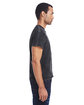Tie-Dye Adult 100% Cotton Vintage Wash T-Shirt MINERAL BLACK ModelSide