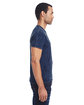 Tie-Dye Adult 100% Cotton Vintage Wash T-Shirt MINERAL NAVY ModelSide