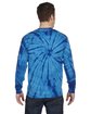 Tie-Dye Adult 5.4 oz. 100% Cotton Long-Sleeve T-Shirt SPIDER ROYAL ModelBack