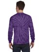Tie-Dye Adult 5.4 oz. 100% Cotton Long-Sleeve T-Shirt spider purple ModelBack