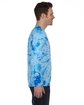 Tie-Dye Adult 5.4 oz. 100% Cotton Long-Sleeve T-Shirt SPIDER BABY BLUE ModelSide