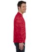 Tie-Dye Adult 5.4 oz. 100% Cotton Long-Sleeve T-Shirt SPIDER RED ModelSide