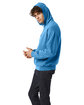 Champion Unisex Garment Dyed Hooded Sweatshirt delicate blue ModelBack