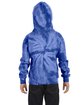 Tie-Dye Youth 8.5 oz. Tie-Dyed Pullover Hooded Sweatshirt SPIDER ROYAL ModelBack