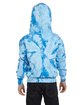 Tie-Dye Youth 8.5 oz. Tie-Dyed Pullover Hooded Sweatshirt spider baby blue ModelBack