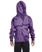 Tie-Dye Youth 8.5 oz. Tie-Dyed Pullover Hooded Sweatshirt spider purple ModelBack