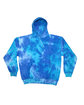 Tie-Dye Youth 8.5 oz. Tie-Dyed Pullover Hooded Sweatshirt blue mix FlatFront