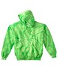 Tie-Dye Youth 8.5 oz. Tie-Dyed Pullover Hooded Sweatshirt SPIDER LIME FlatFront