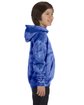 Tie-Dye Youth 8.5 oz. Tie-Dyed Pullover Hooded Sweatshirt spider royal ModelSide