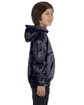 Tie-Dye Youth 8.5 oz. Tie-Dyed Pullover Hooded Sweatshirt spider navy ModelSide