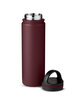 CORE365 24oz Vacuum Bottle burgundy ModelSide