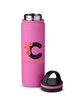CORE365 24oz Vacuum Bottle charity pink DecoSide