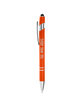 CORE365 Rubberized Aluminum Click Stylus Pen campus orange DecoFront