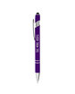 CORE365 Rubberized Aluminum Click Stylus Pen campus purple DecoFront