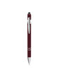 CORE365 Rubberized Aluminum Click Stylus Pen burgundy ModelSide