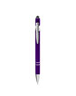 CORE365 Rubberized Aluminum Click Stylus Pen campus purple ModelSide