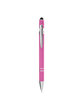 CORE365 Rubberized Aluminum Click Stylus Pen charity pink ModelSide