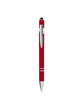 CORE365 Rubberized Aluminum Click Stylus Pen classic red ModelSide