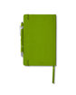 CORE365 Soft Cover Journal And Pen Set acid green ModelBack