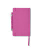 CORE365 Soft Cover Journal And Pen Set charity pink ModelBack